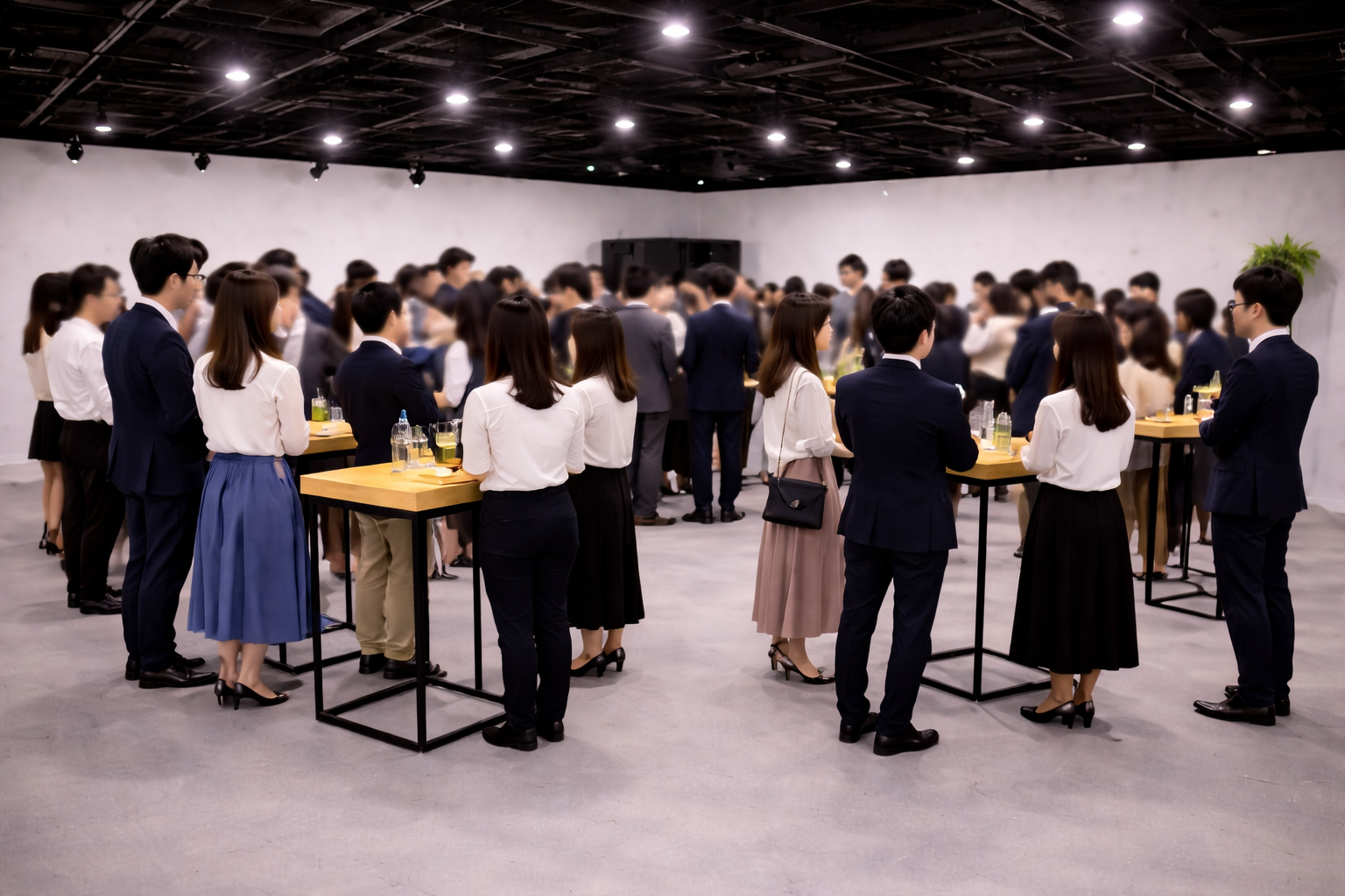 立食パーティの様子